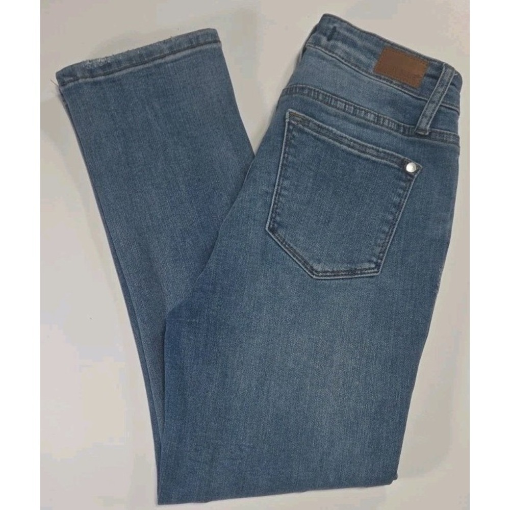Judy Blue Jeans Womens 3/26 Blue Skinny Fit Capri Stretch Denim